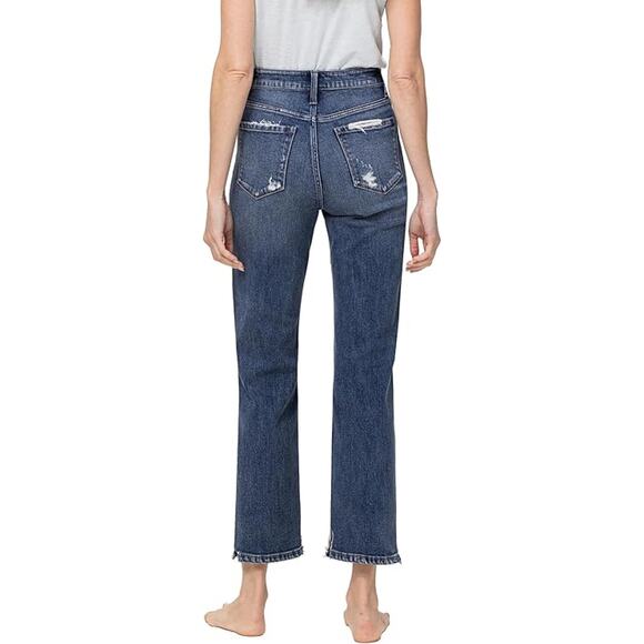 Flying Monkey, High Rise Stretch Ankle Straight Jeans - F4216 - Size 24 - Picture 4 of 4